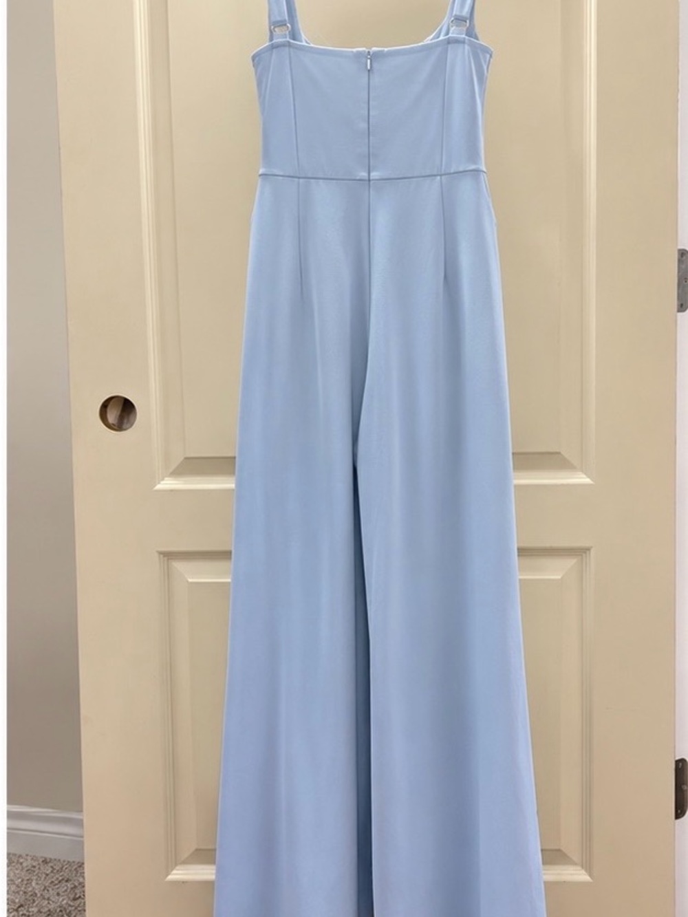 HALARA Light Blue Wide-Leg Cowl-Neck Jumpsuit - Picture 5 of 5